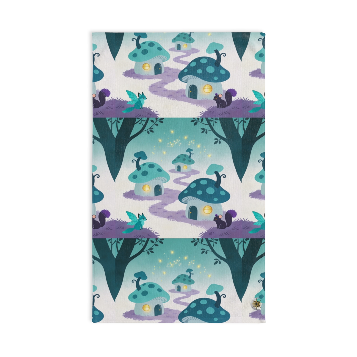 HD Firefly Mushroom Lane Printed Hand Towel