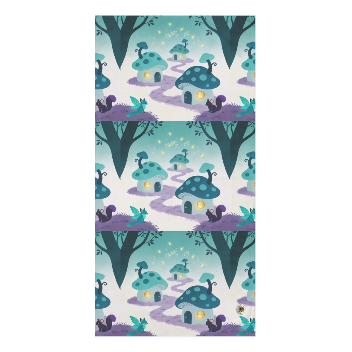 HD Firefly Mushroom Lane Mink-Cotton Bath Towel