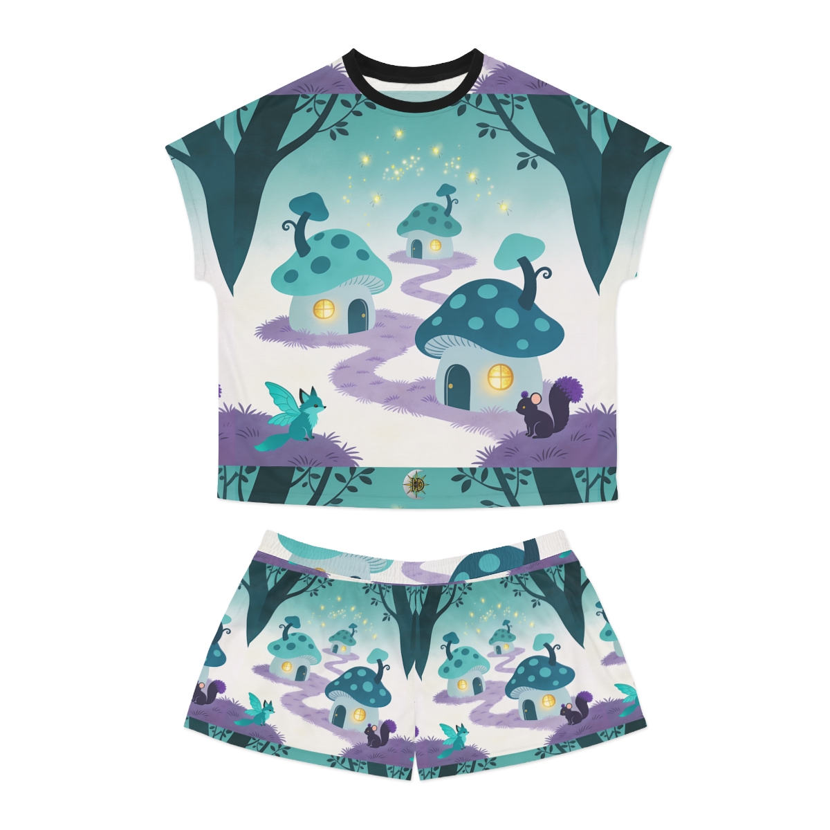 HD Firefly Mushroom Lane Women’s Short Pajama Set