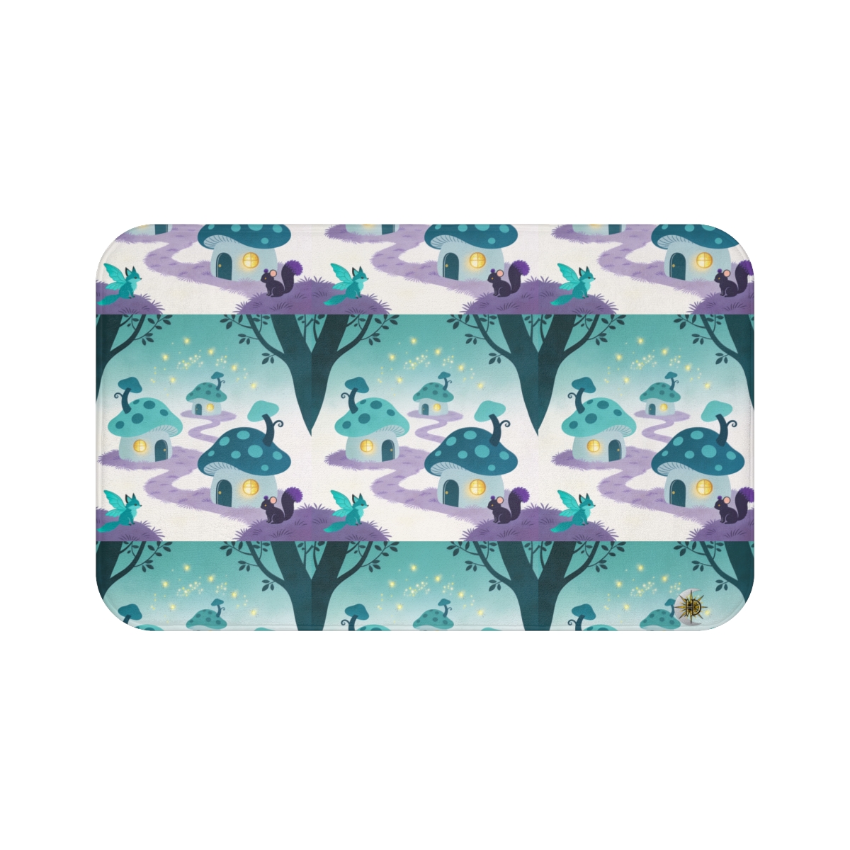 HD Firefly Mushroom Lane Memory-Foam Bath Mat