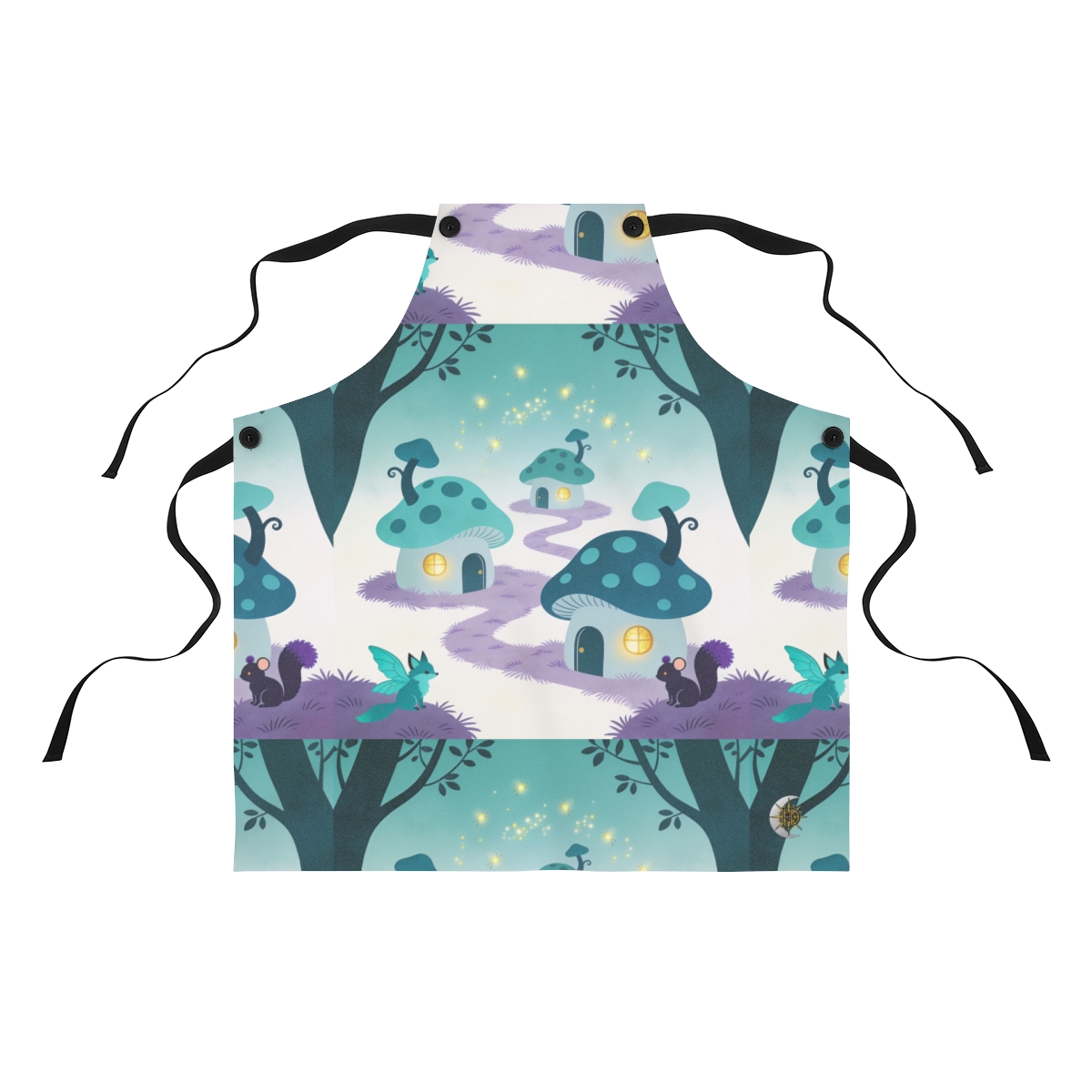 HD Firefly Mushroom Lane Polyester Kitchen Apron