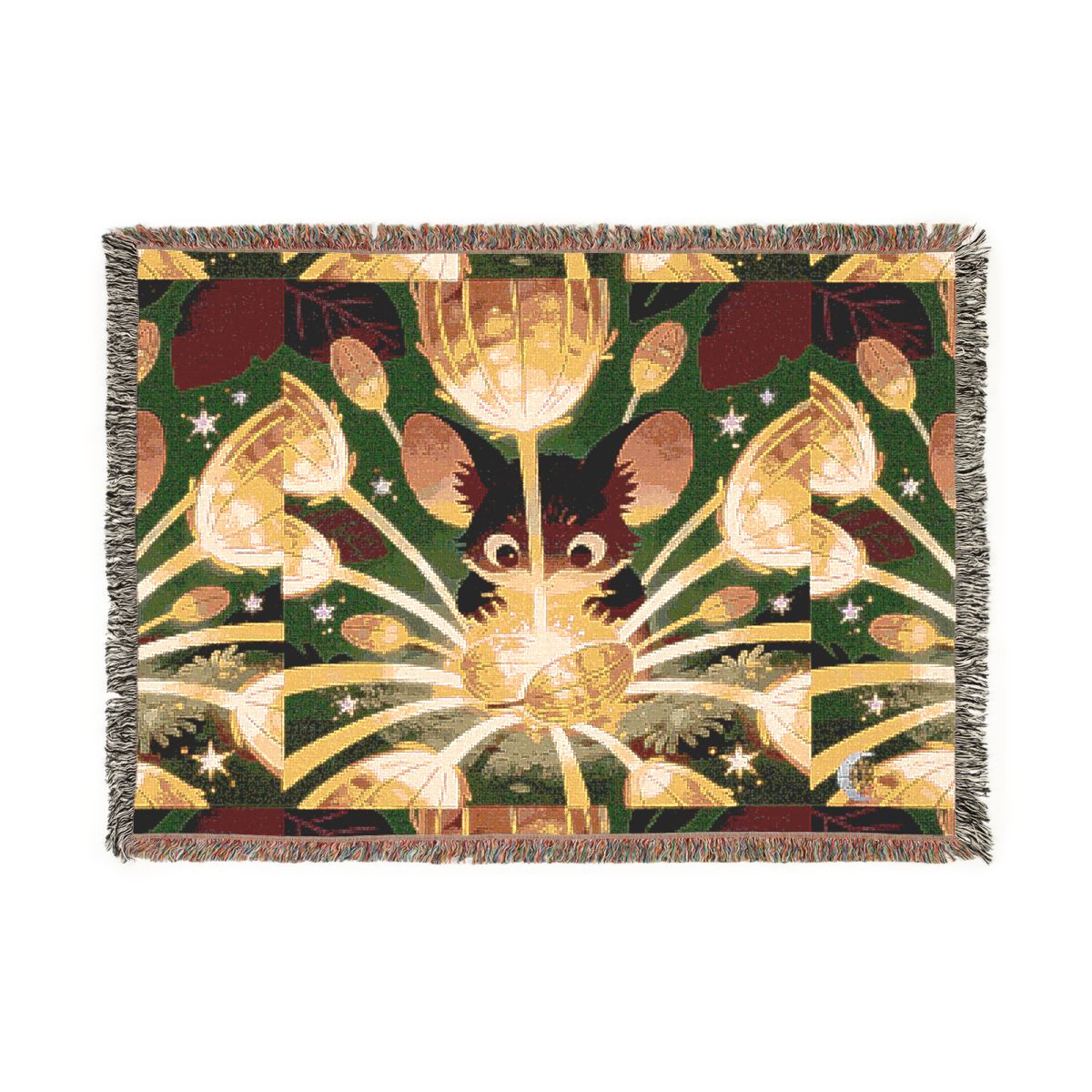 HD Lanternseed Friend 100% Cotton Woven Blanket