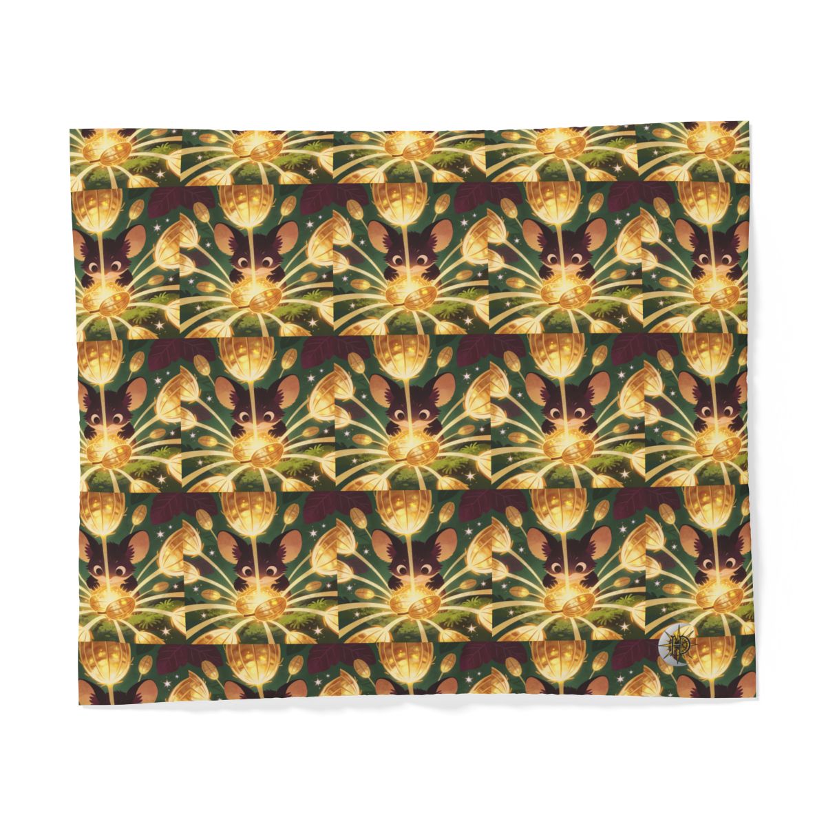 HD Lanternseed Friend 100% Cotton Duvet Cover — additional view