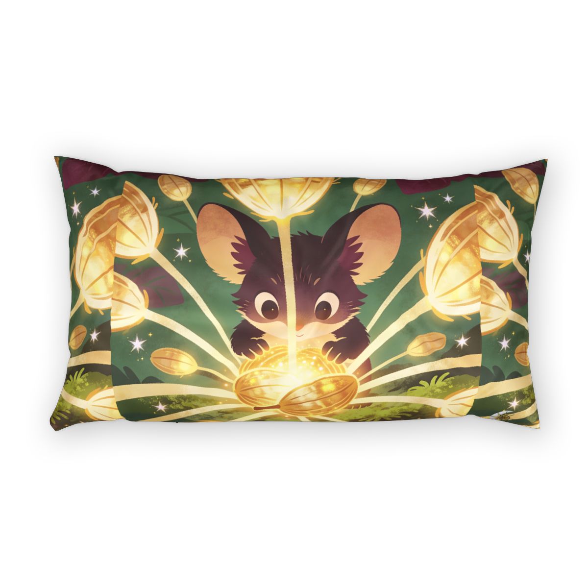 HD Lanternseed Friend 100% Cotton Pillow Sham — additional view