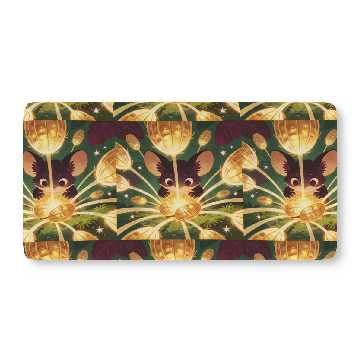 HD Lanternseed Friend Fitted Crib Sheet — additional view