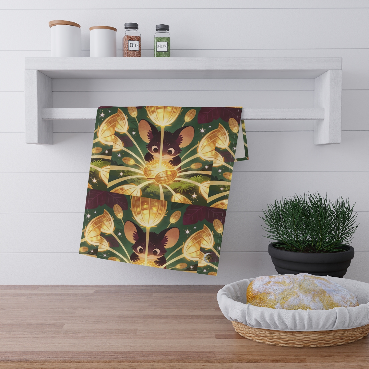 HD Lanternseed Friend 100% Cotton Twill Tea Towel