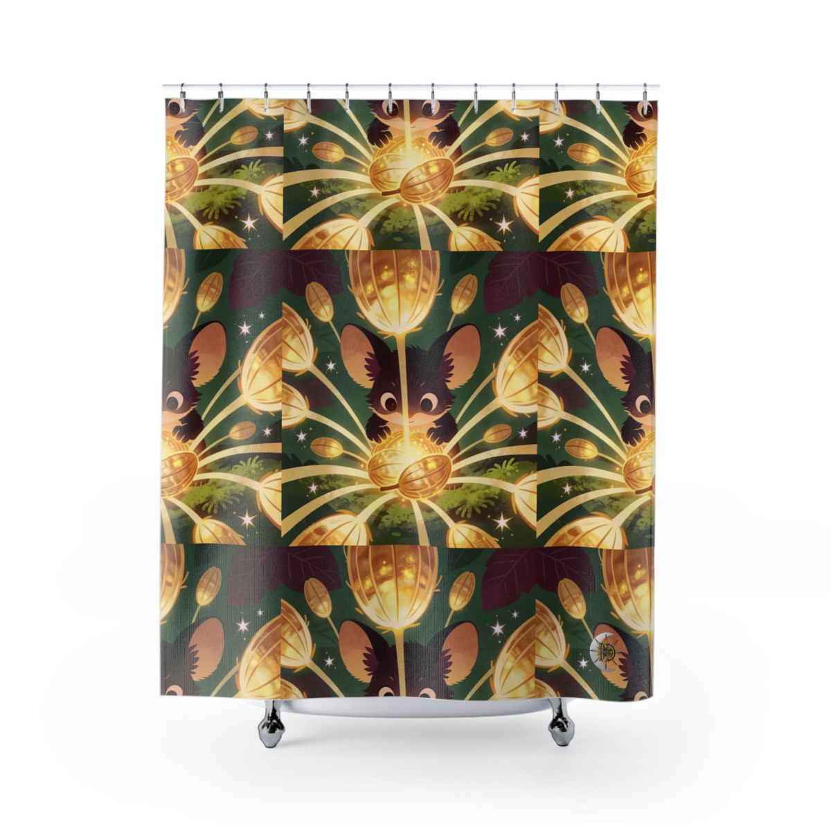 HD Lanternseed Friend Shower Curtain