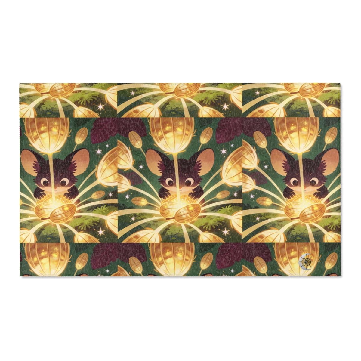 HD Lanternseed Friend Polyester Chenille Area Rug — additional view