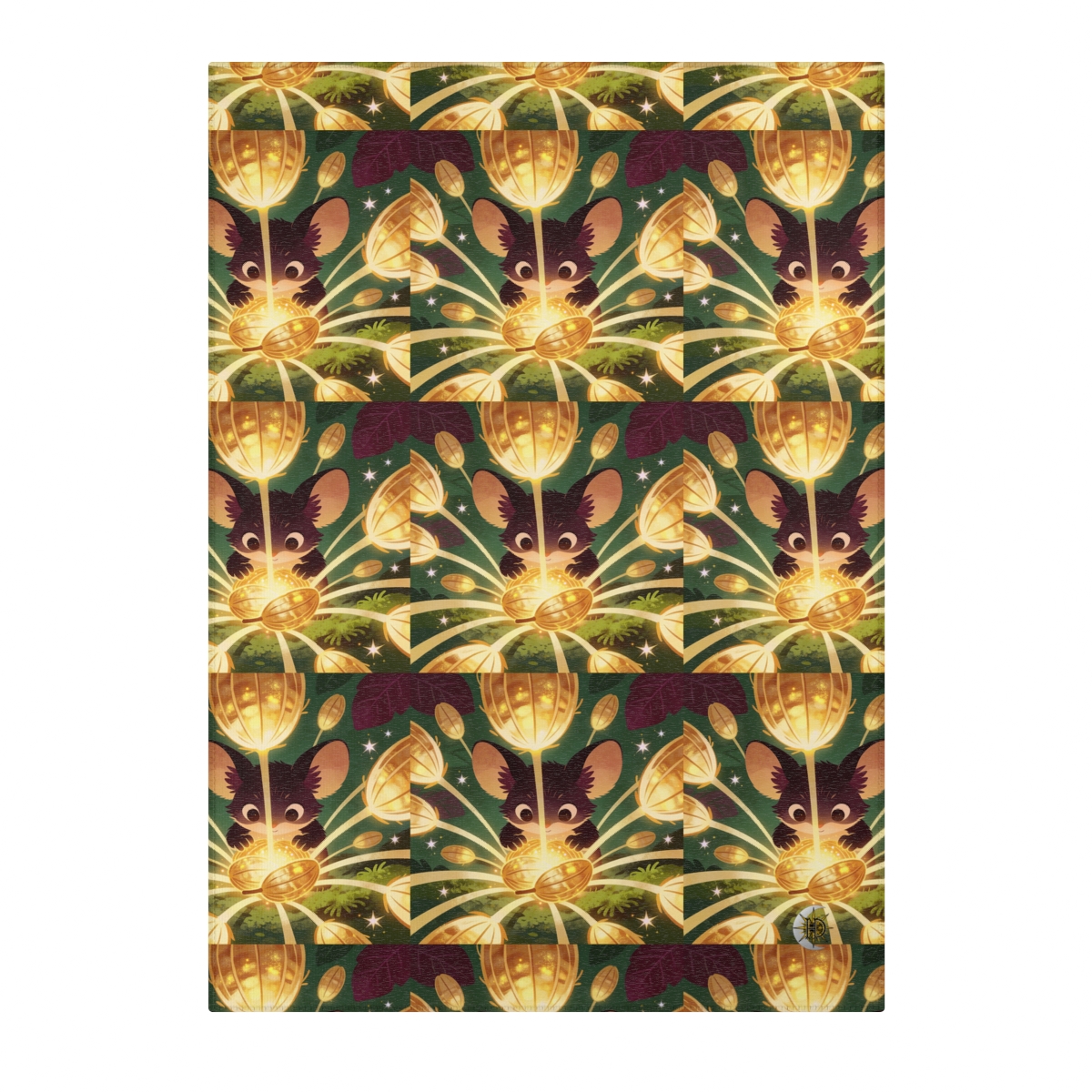 HD Lanternseed Friend Polyester Chenille Area Rug — additional view