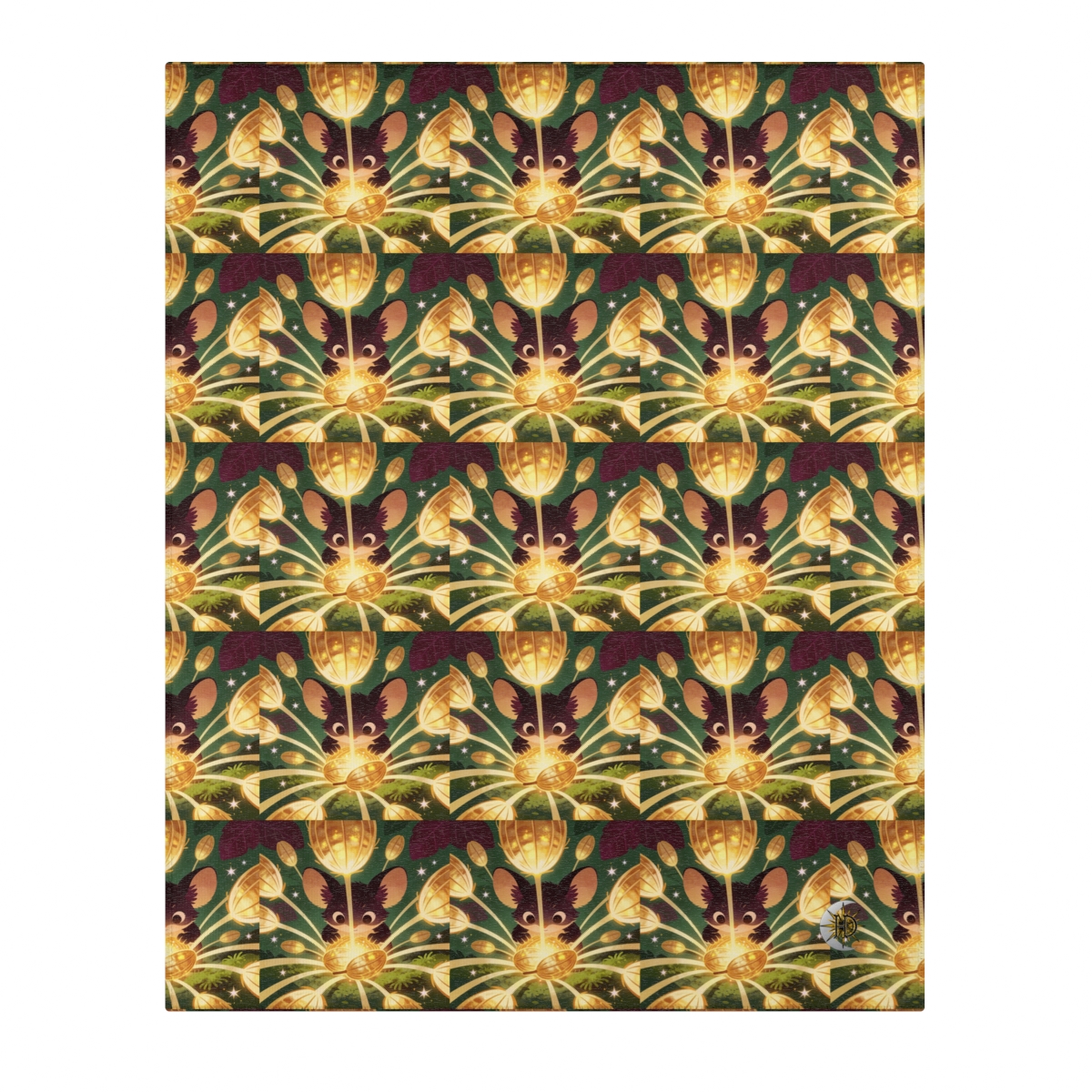 HD Lanternseed Friend Polyester Chenille Area Rug — additional view