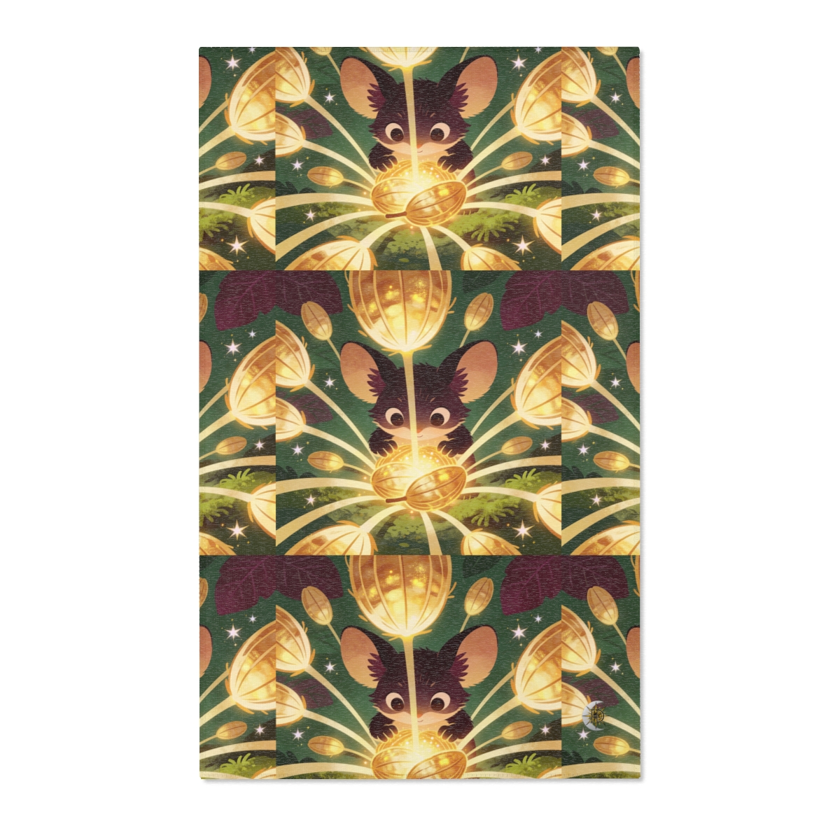 HD Lanternseed Friend Polyester Chenille Area Rug — additional view