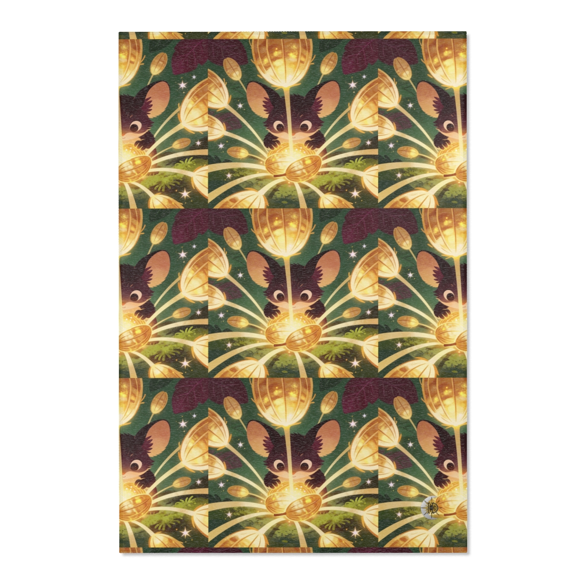 HD Lanternseed Friend Polyester Chenille Area Rug — additional view