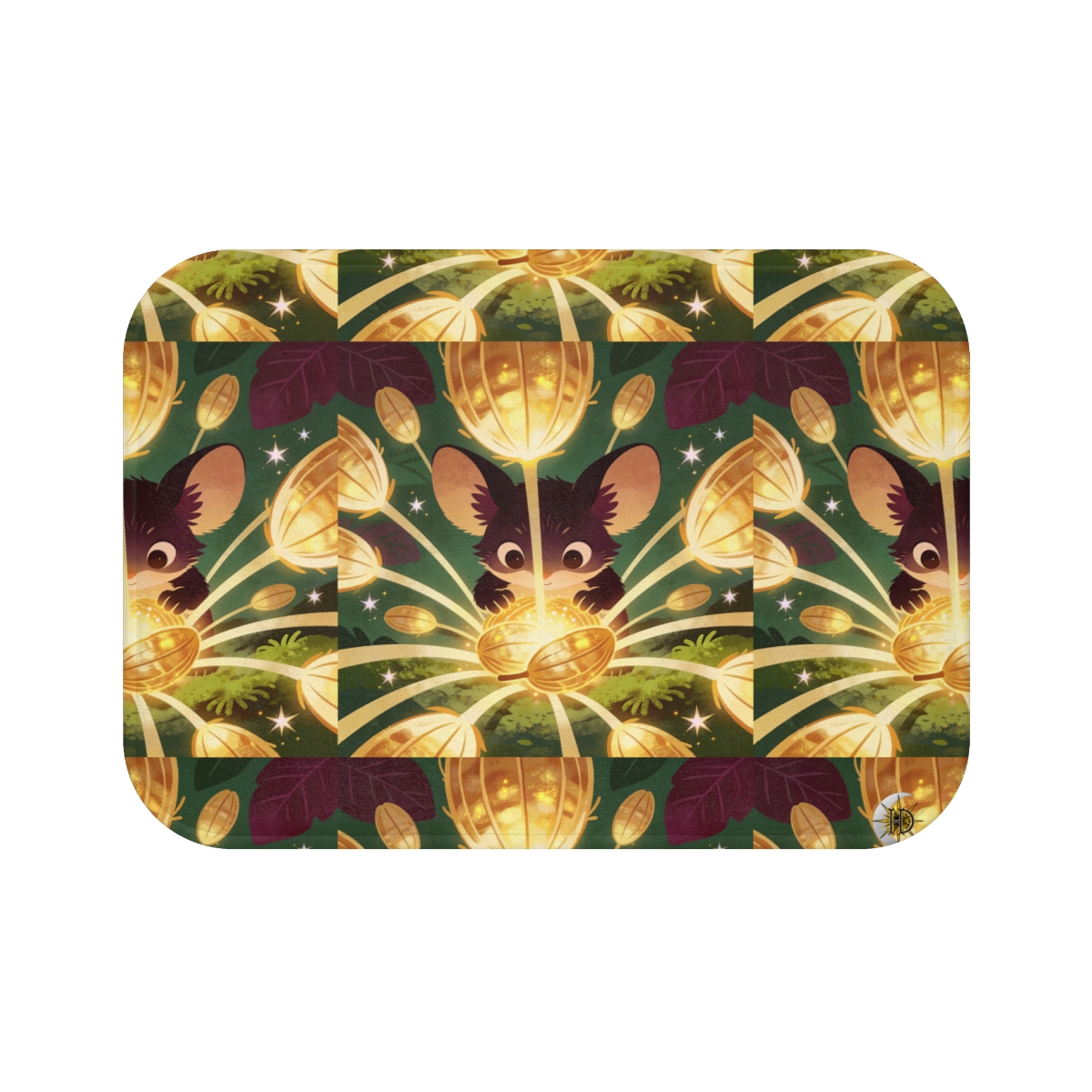 HD Lanternseed Friend Memory-Foam Bath Mat — additional view