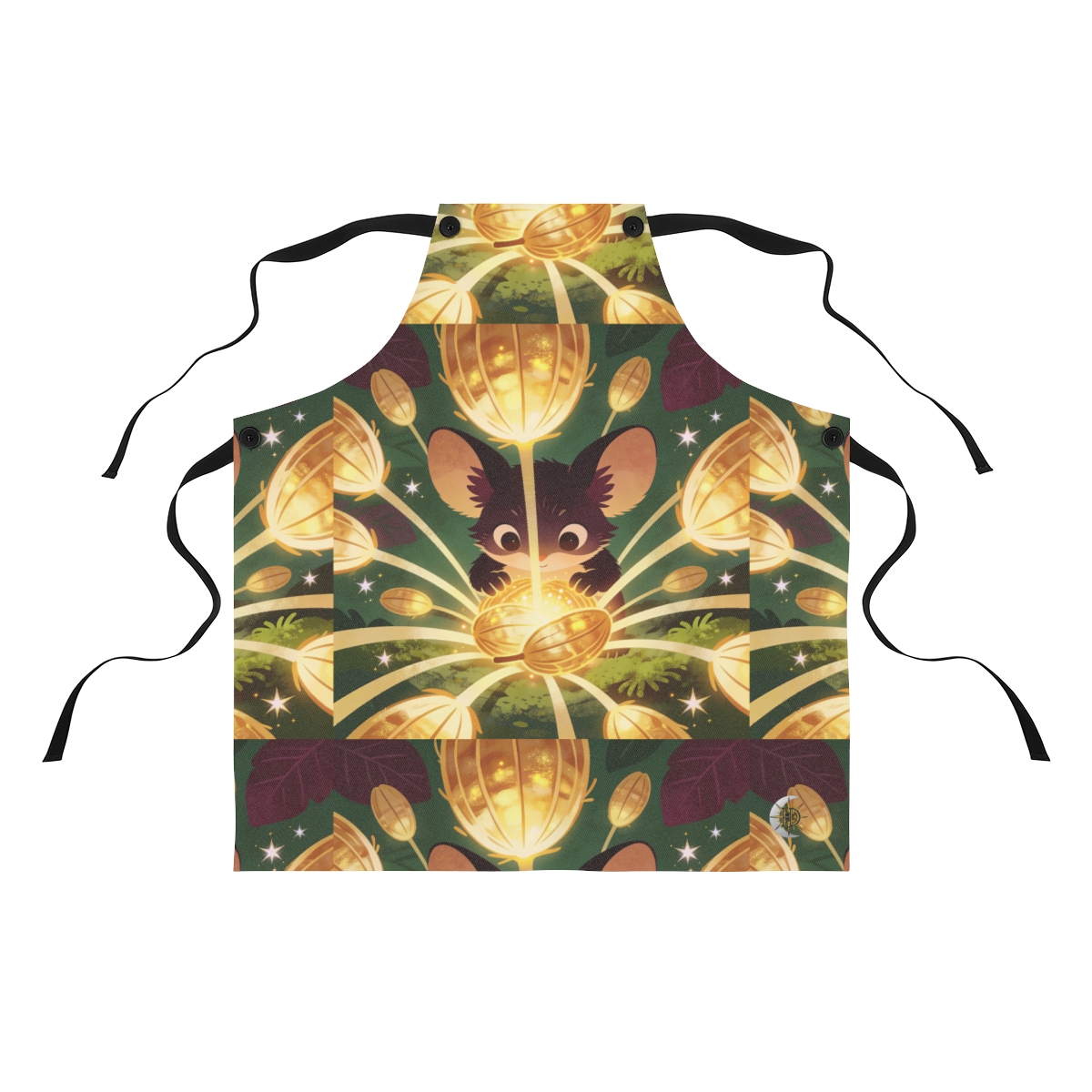 HD Lanternseed Friend Polyester Kitchen Apron