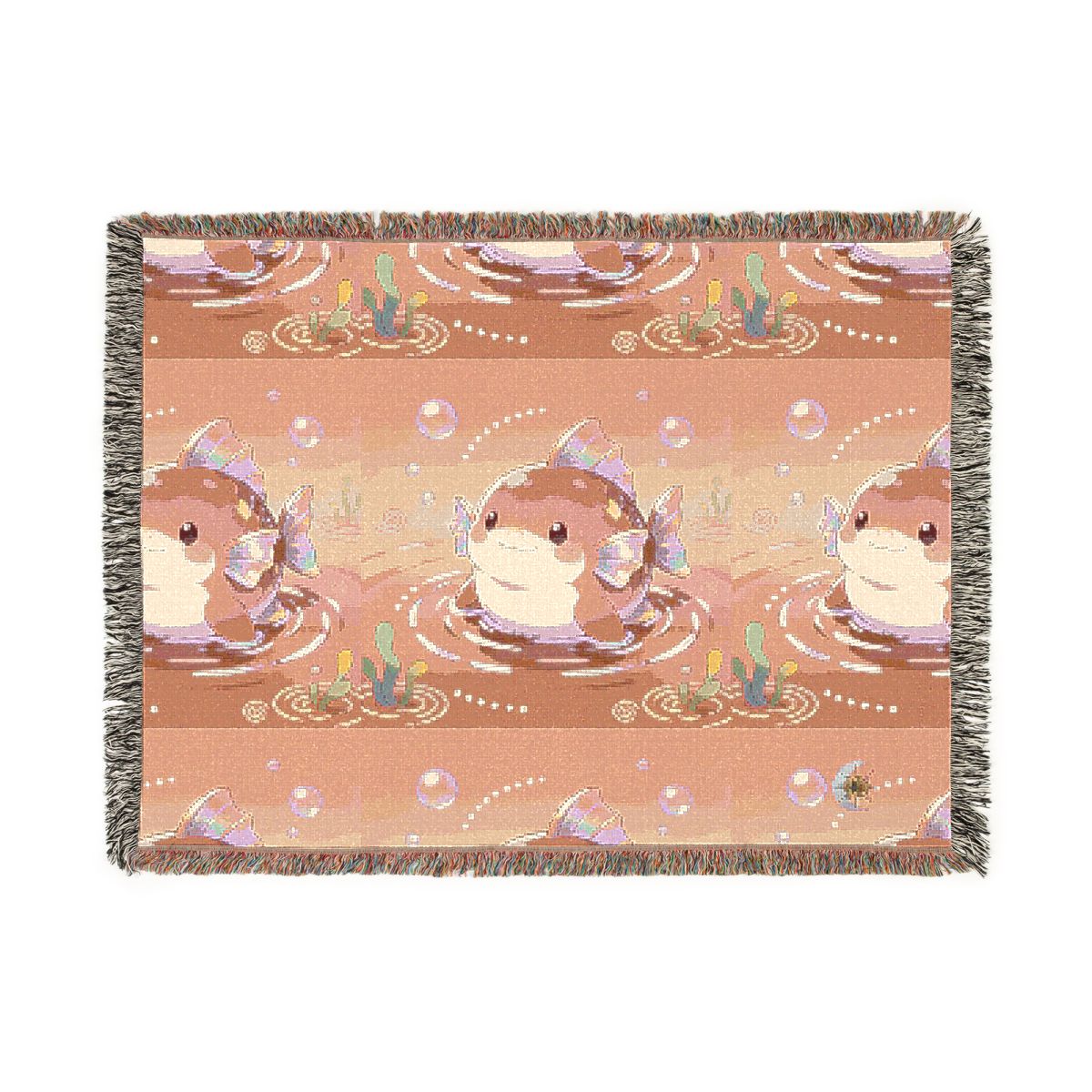 HD Coralfin Companion 100% Cotton Woven Blanket — additional view