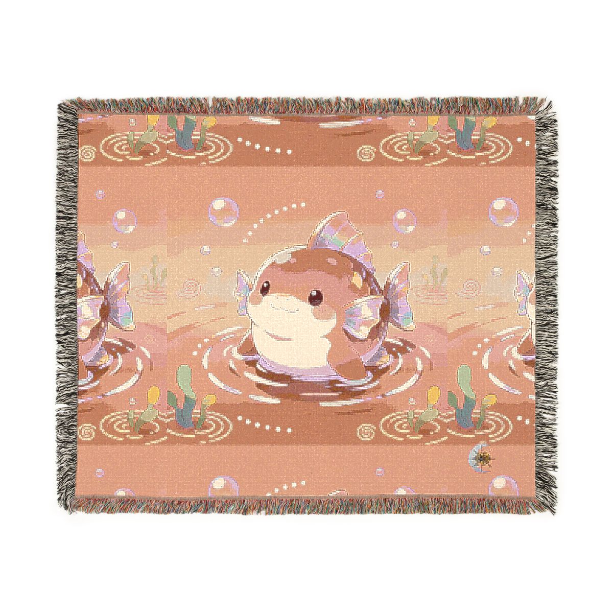 HD Coralfin Companion 100% Cotton Woven Blanket — additional view