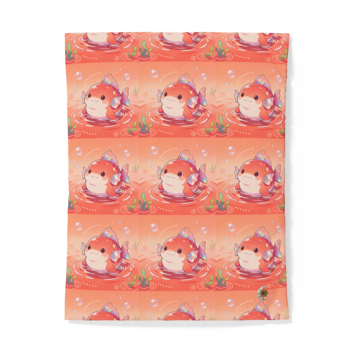 HD Coralfin Companion 100% Cotton Duvet Cover