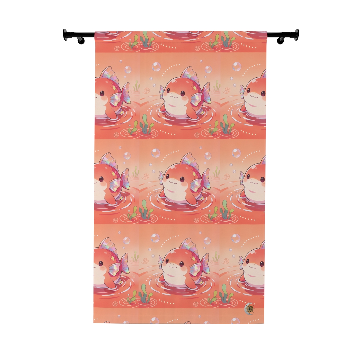 HD Coralfin Companion Blackout Window Curtain Panel