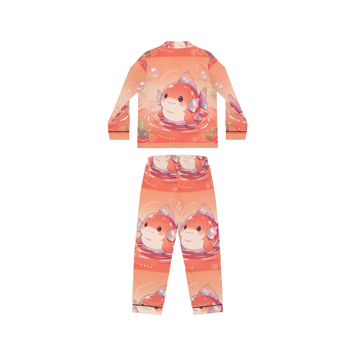 HD Coralfin Companion Women’s Satin Pajama Set — additional view