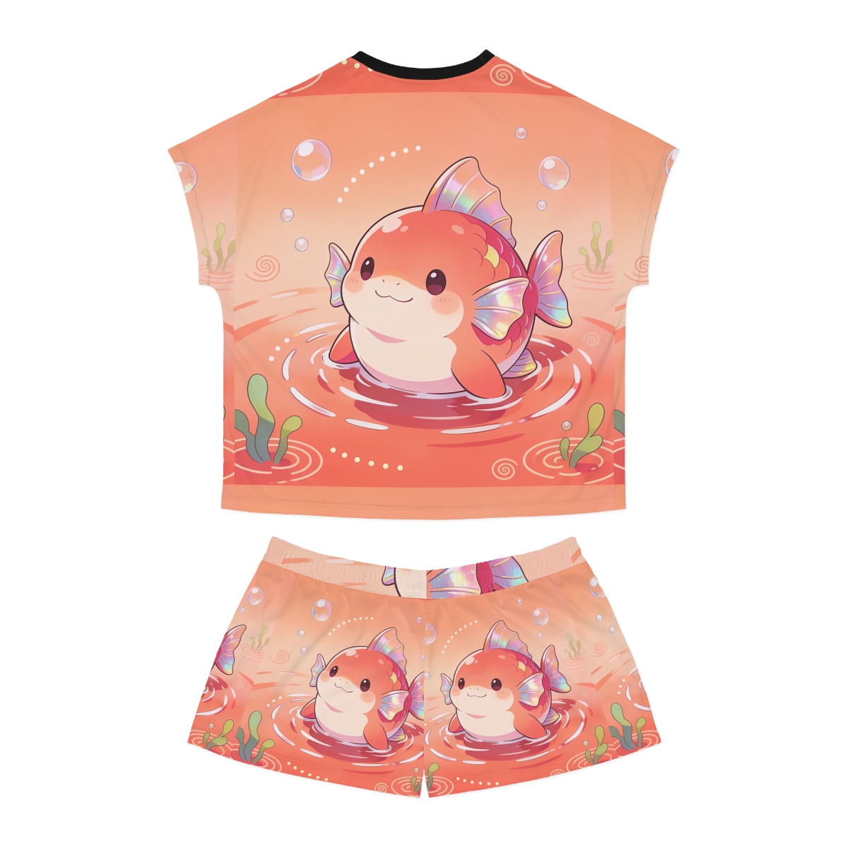 HD Coralfin Companion Women’s Short Pajama Set — additional view