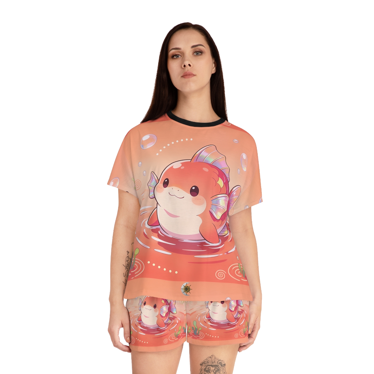 HD Coralfin Companion Women’s Short Pajama Set — additional view