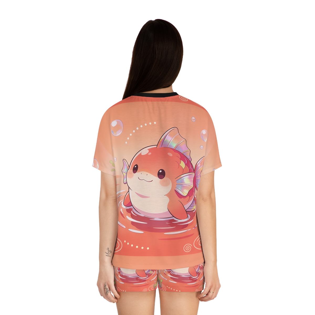 HD Coralfin Companion Women’s Short Pajama Set — additional view