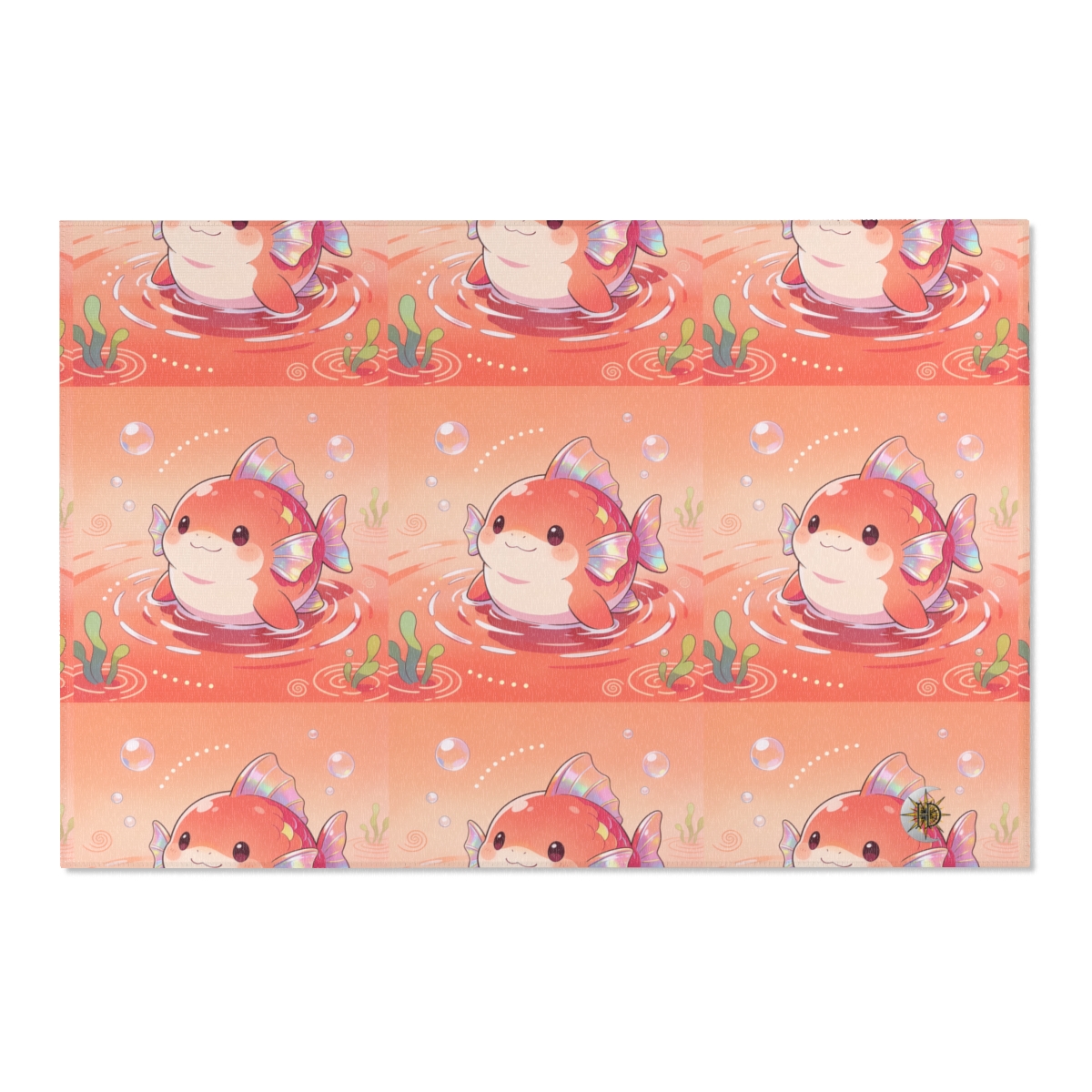 HD Coralfin Companion Polyester Chenille Area Rug — additional view