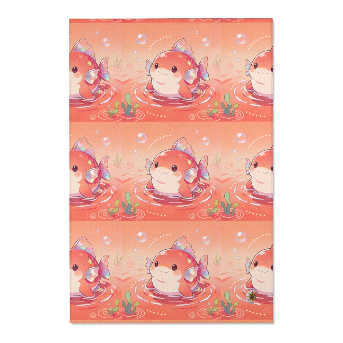 HD Coralfin Companion Polyester Chenille Area Rug — additional view