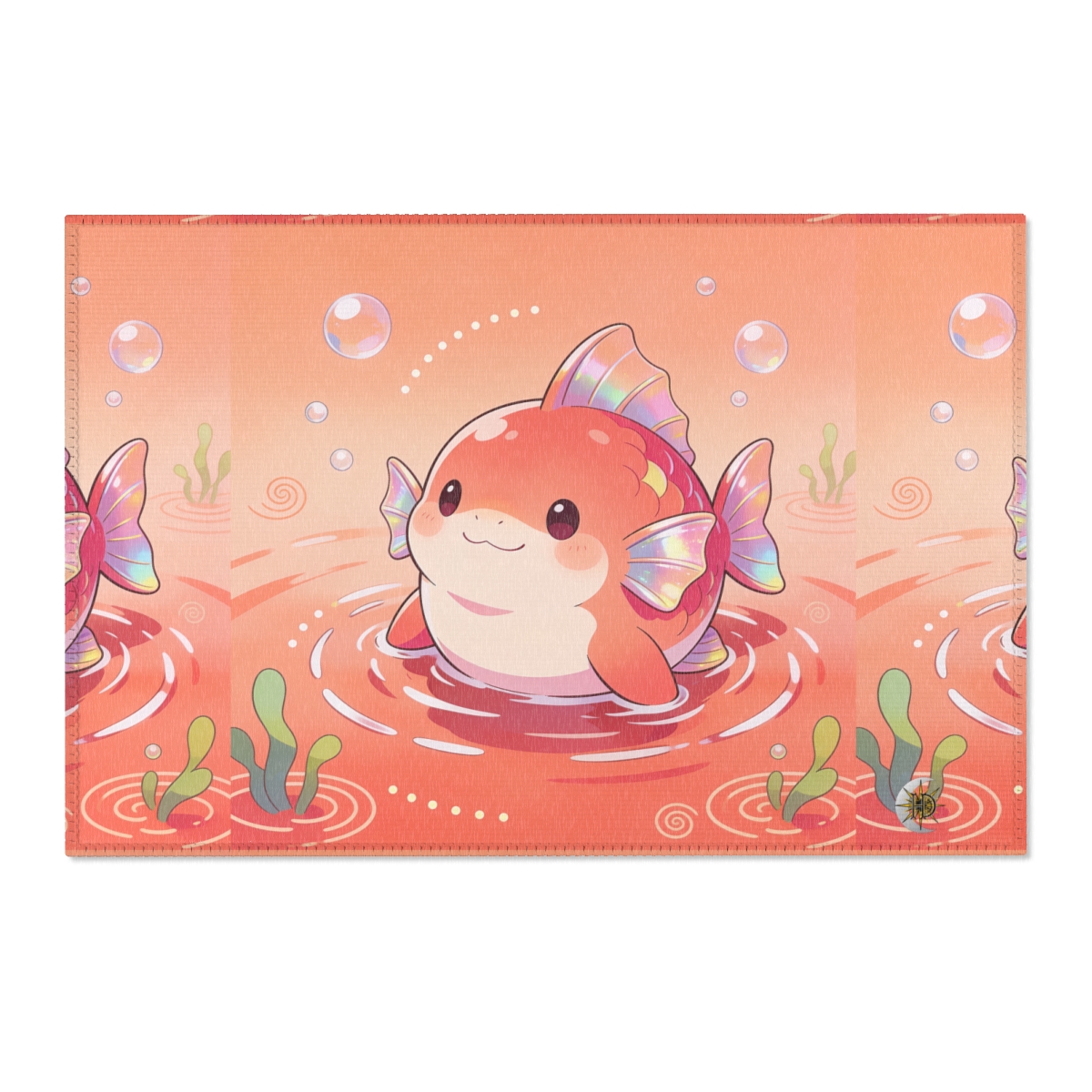 HD Coralfin Companion Polyester Chenille Area Rug — additional view