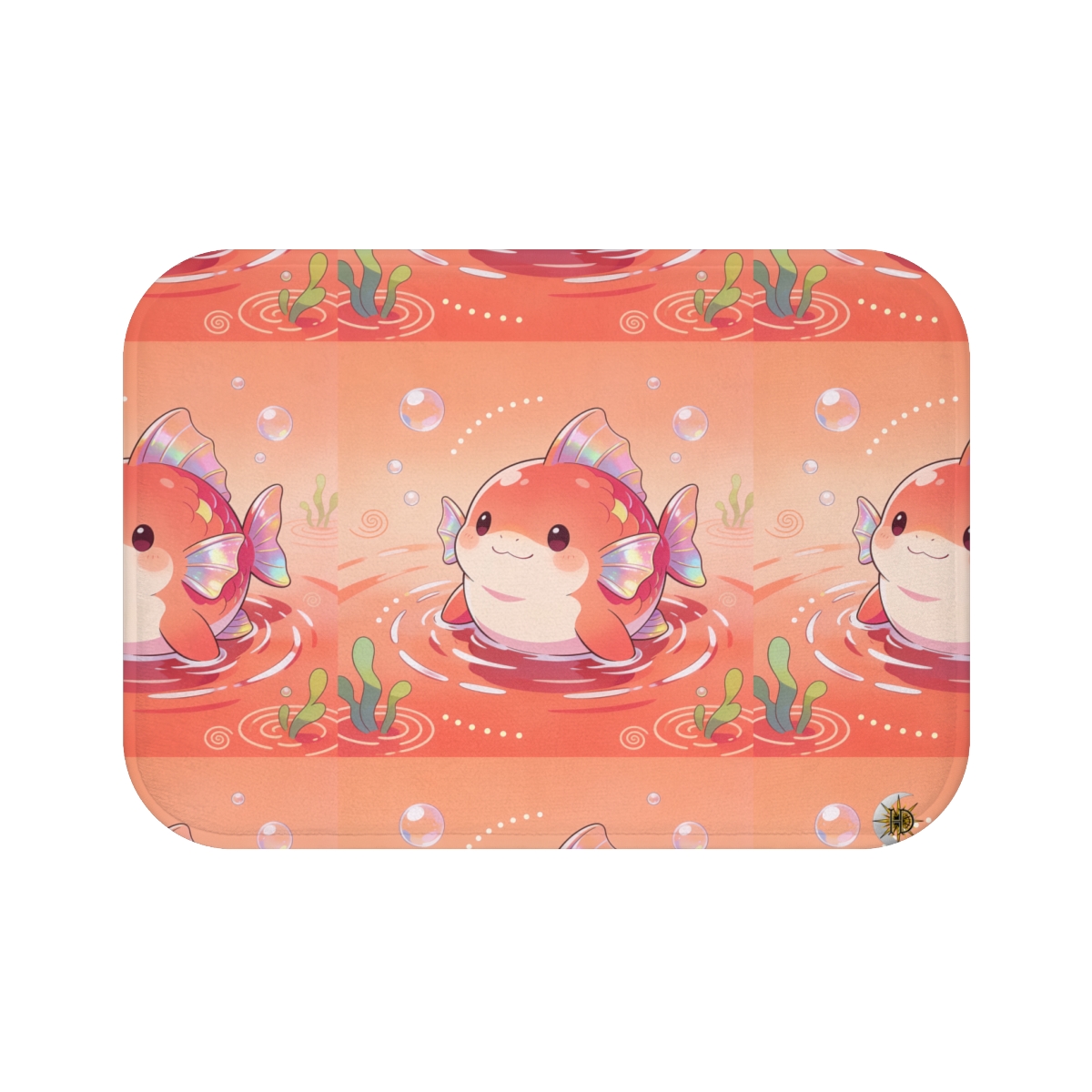 HD Coralfin Companion Memory-Foam Bath Mat — additional view