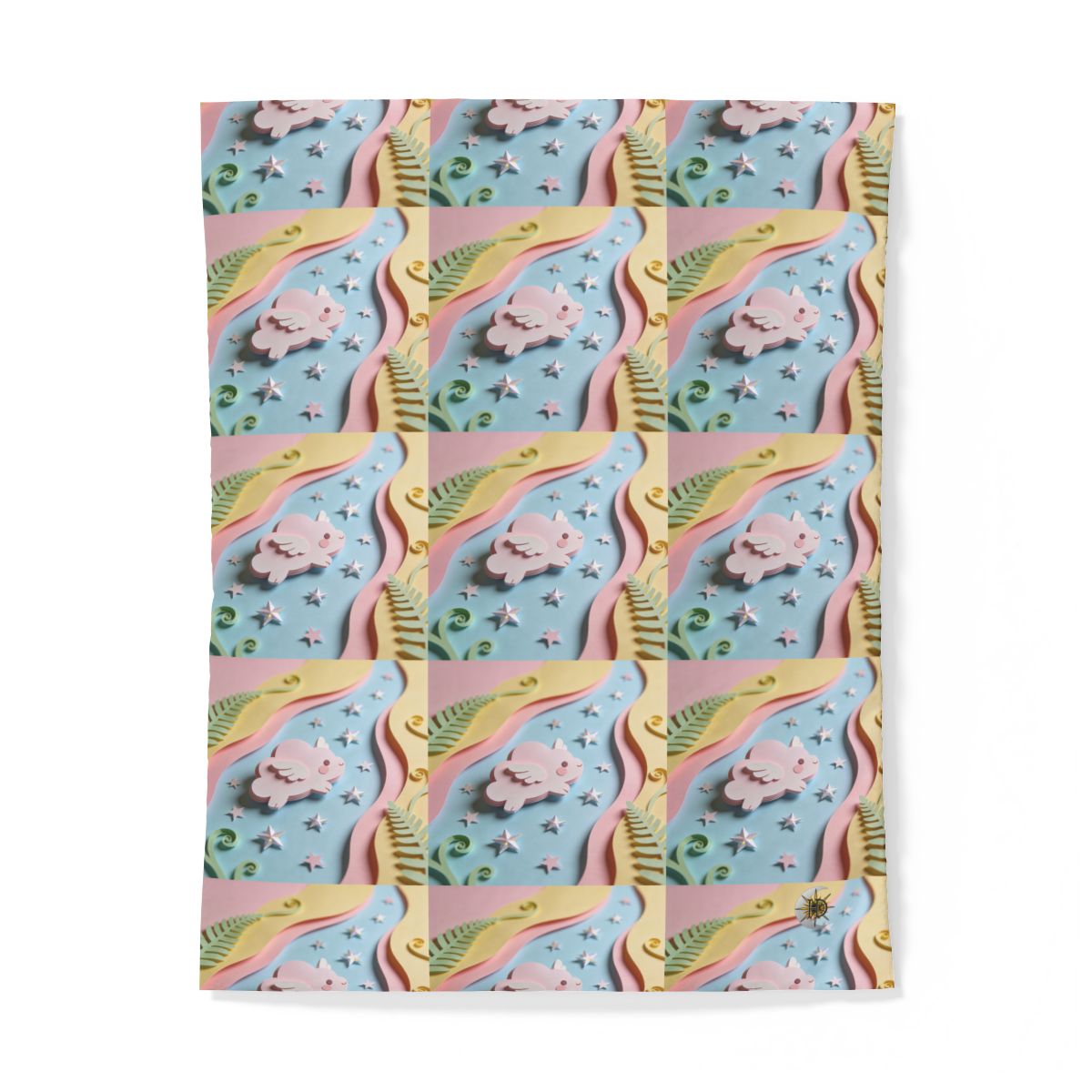 HD Pastel Cloudwing 100% Cotton Duvet Cover — additional view