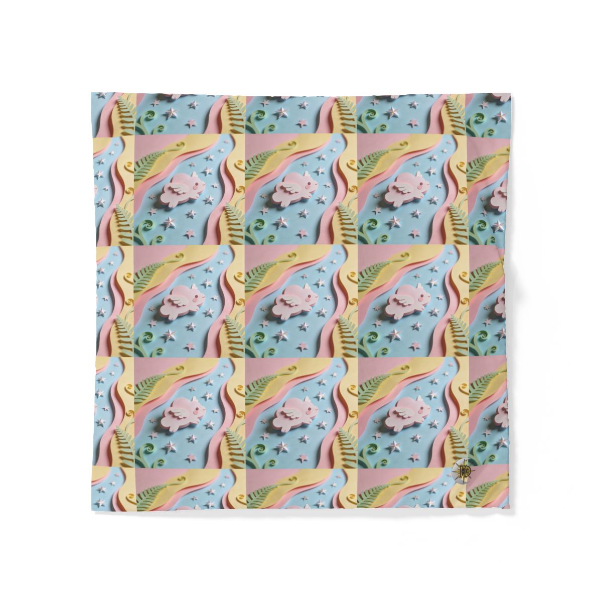 HD Pastel Cloudwing 100% Cotton Duvet Cover — additional view