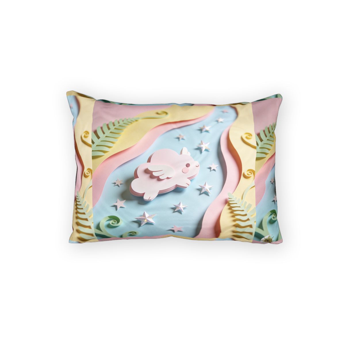 HD Pastel Cloudwing 100% Cotton Pillow Sham