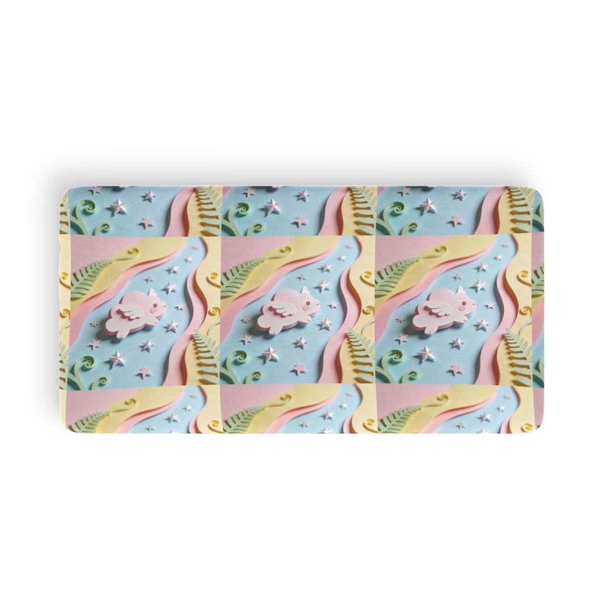 HD Pastel Cloudwing Twin Jersey Fitted Sheet