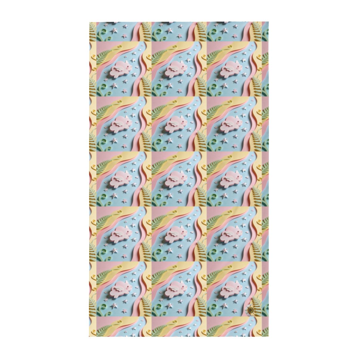 HD Pastel Cloudwing Twin Jersey Flat Sheet