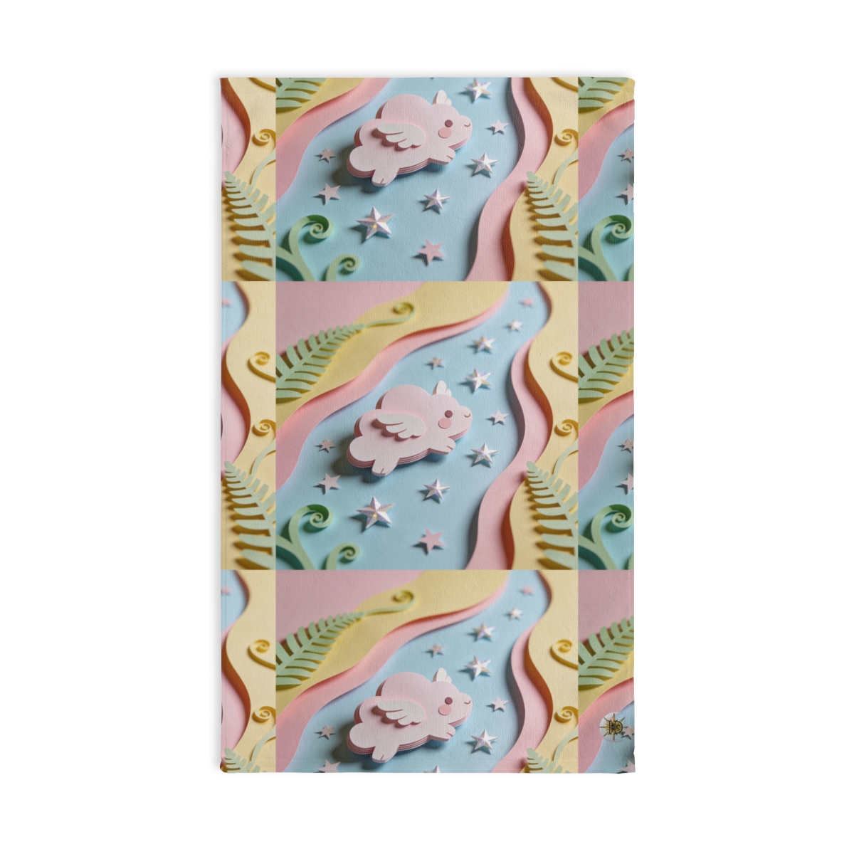 HD Pastel Cloudwing Printed Hand Towel