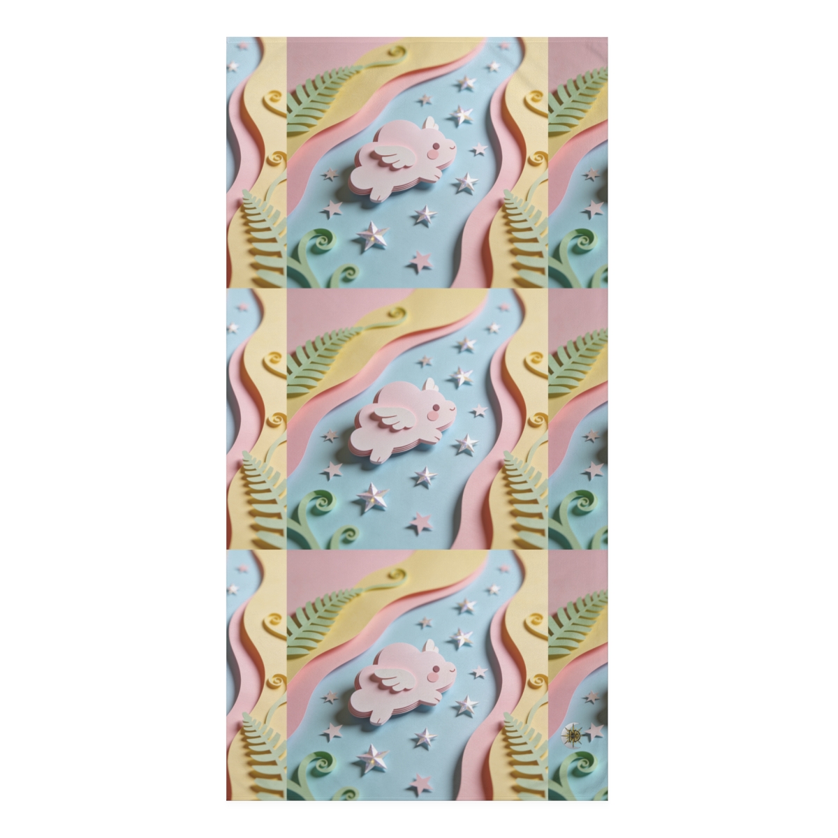HD Pastel Cloudwing Mink-Cotton Bath Towel