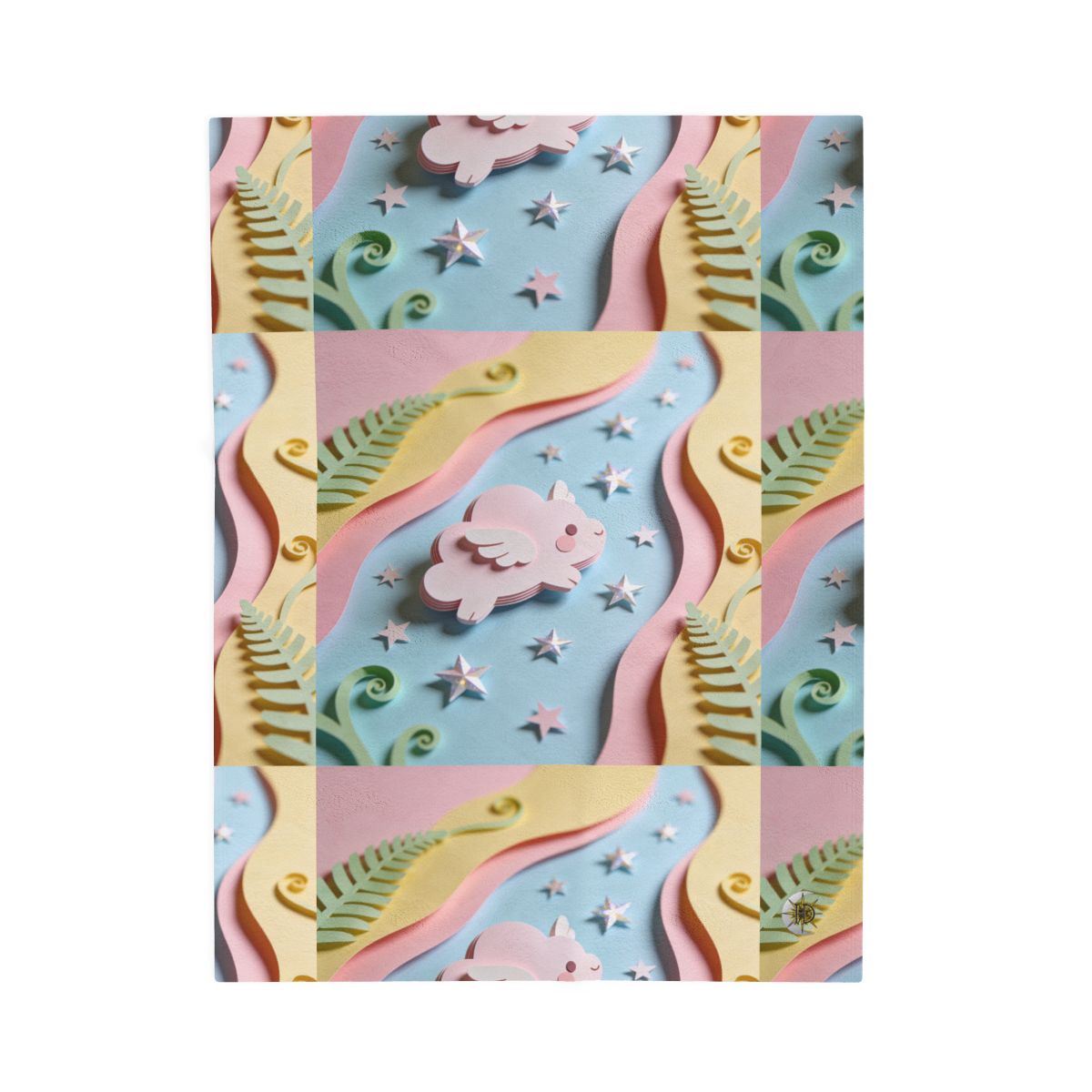 HD Pastel Cloudwing Velveteen Plush Blanket