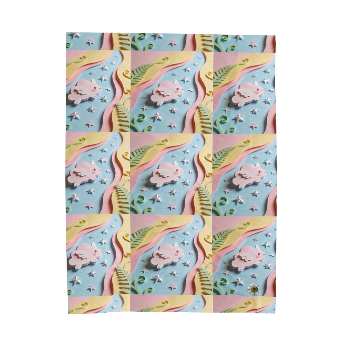 HD Pastel Cloudwing Velveteen Plush Blanket — additional view