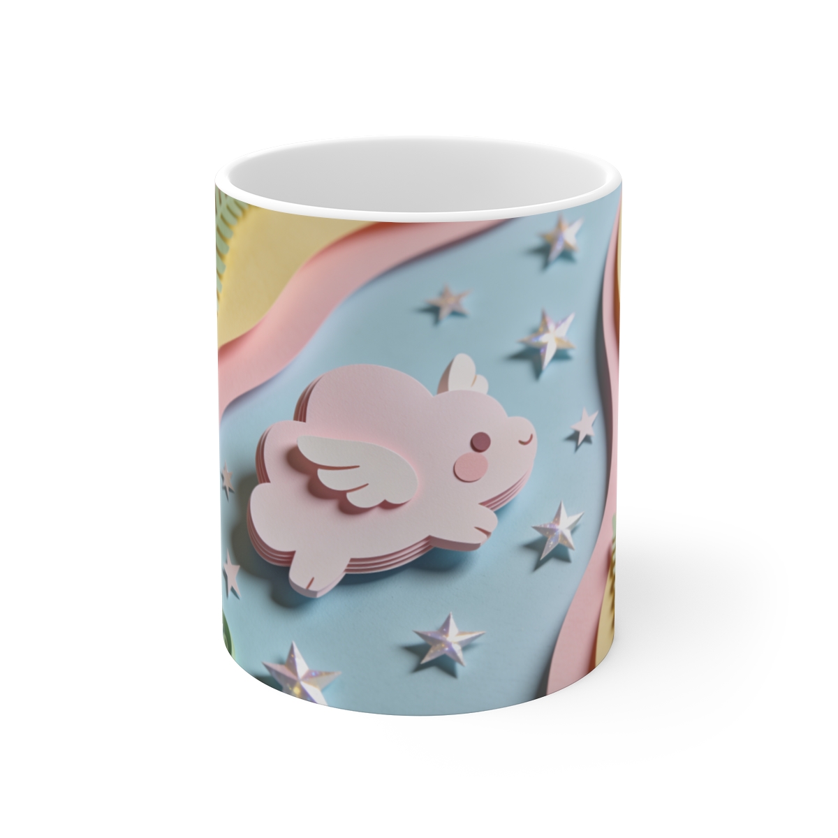 HD Pastel Cloudwing Ceramic Mug 11oz