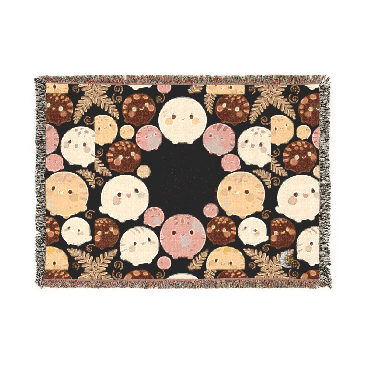HD Pebble Moon Parade 100% Cotton Woven Blanket
