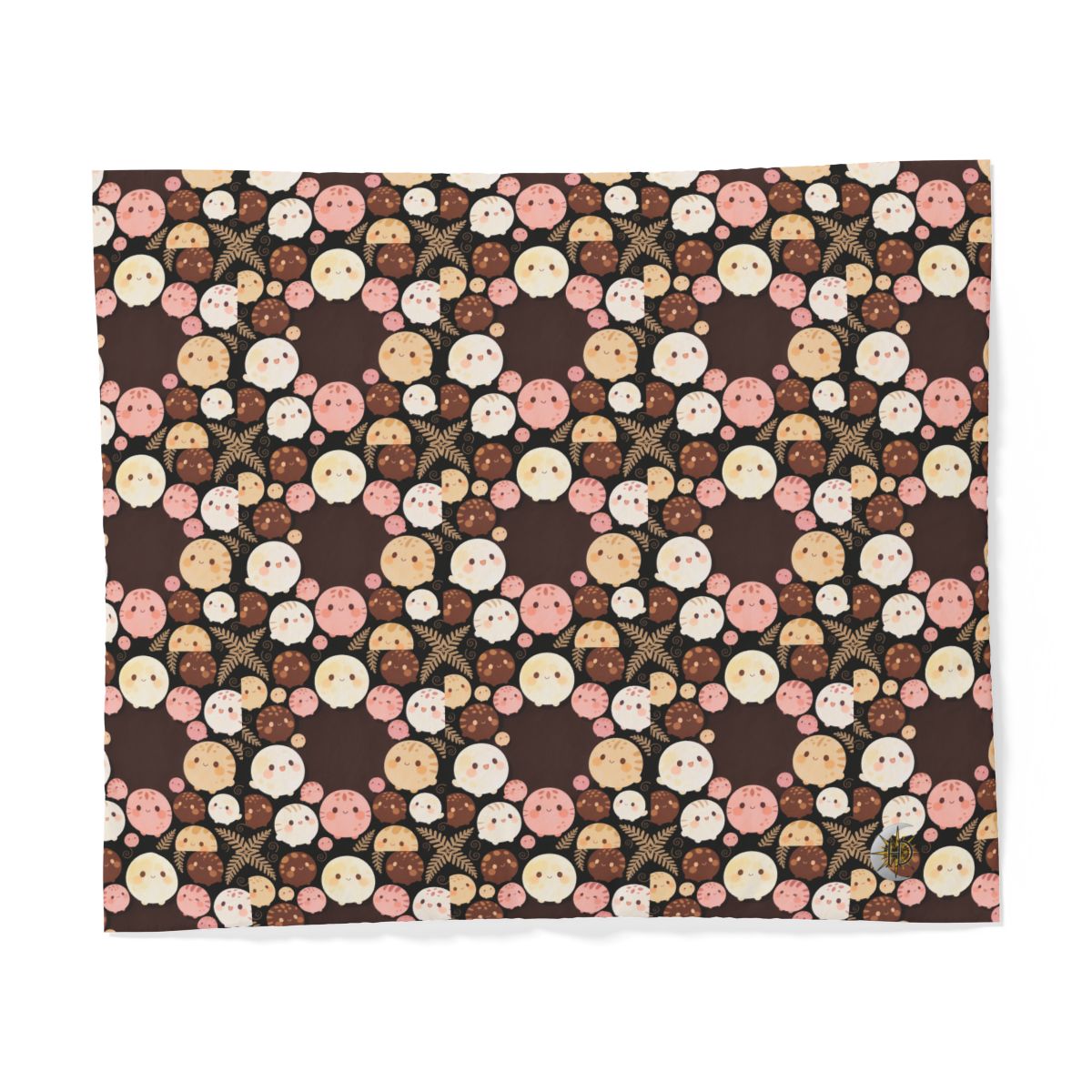 HD Pebble Moon Parade 100% Cotton Duvet Cover — additional view