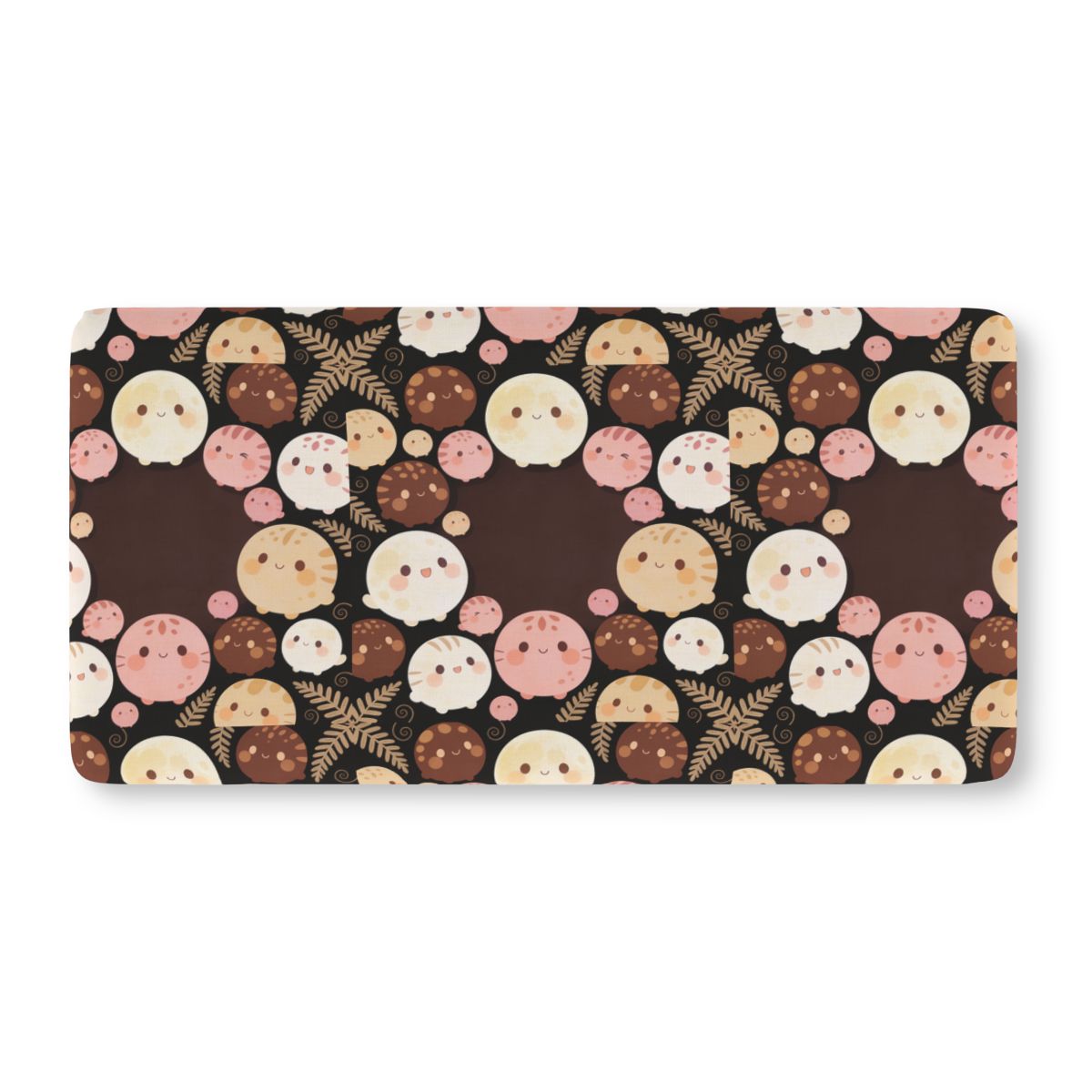 HD Pebble Moon Parade Fitted Crib Sheet — additional view