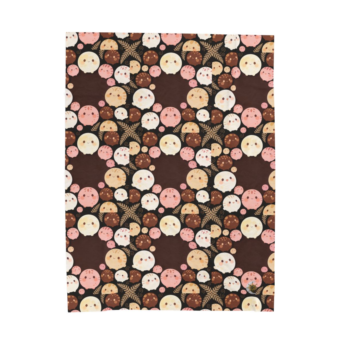 HD Pebble Moon Parade Velveteen Plush Blanket — additional view