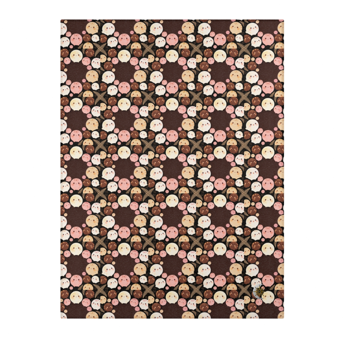 HD Pebble Moon Parade Polyester Chenille Area Rug — additional view