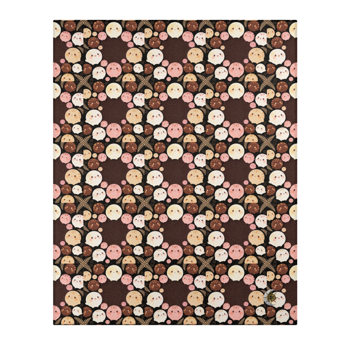 HD Pebble Moon Parade Polyester Chenille Area Rug — additional view