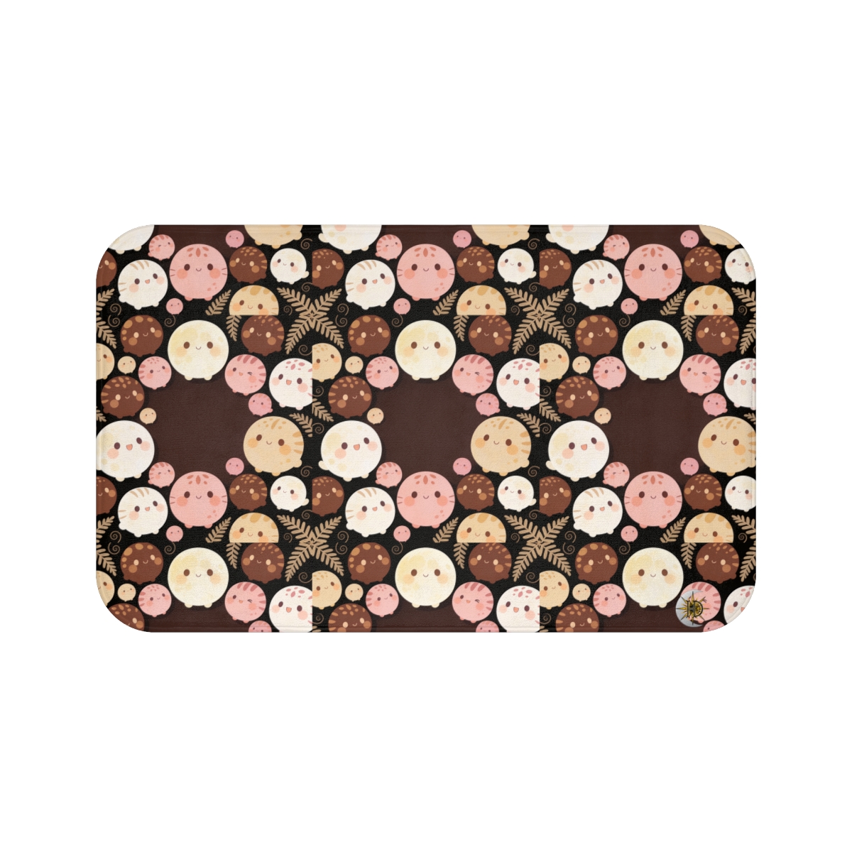 HD Pebble Moon Parade Memory-Foam Bath Mat