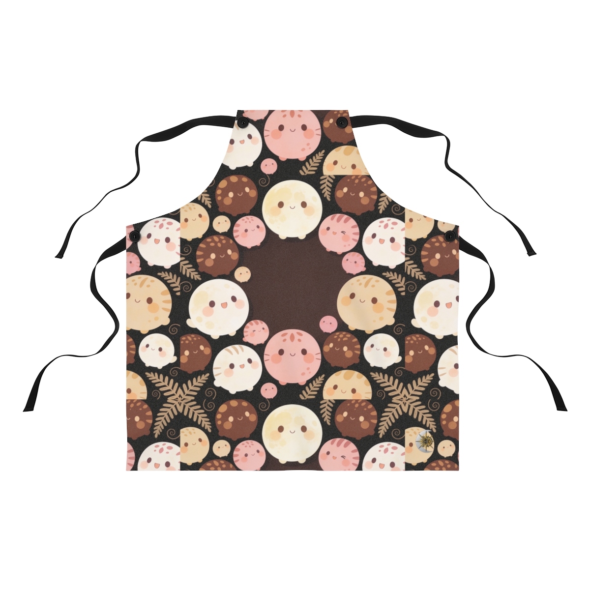 HD Pebble Moon Parade Polyester Kitchen Apron