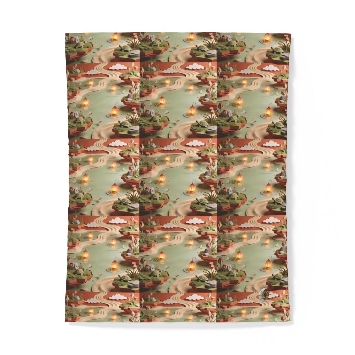 HD Lantern Pond 100% Cotton Duvet Cover