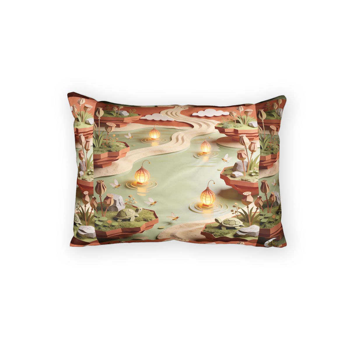 HD Lantern Pond 100% Cotton Pillow Sham